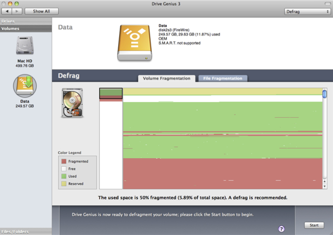 how to do a disk defrag on mac